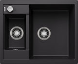 Blanco Metra 6 - 525922 - Silgranit 1.5 Bowl (No Drainer) Reversible Inset Sink - Black
