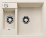 Blanco Metra 6 - 527112 - Silgranit 1.5 Bowl (No Drainer) Reversible Inset Sink - Soft White