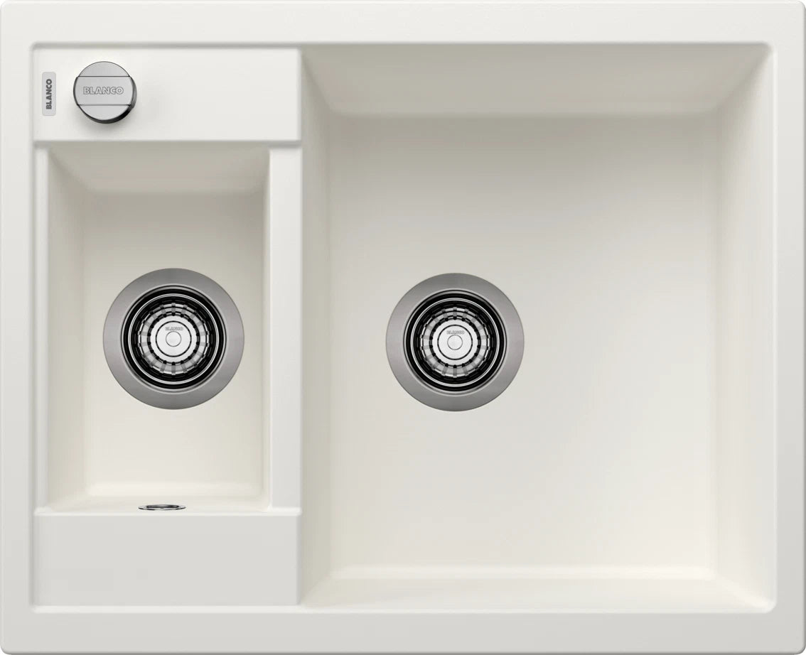 Blanco Metra 6 - 516157 - Silgranit 1.5 Bowl (No Drainer) Reversible Inset Sink - White