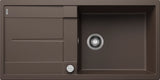 Blanco Metra XL 6 S - 515287 - Silgranit Reversible 1.0 Bowl Inset Sink - Coffee