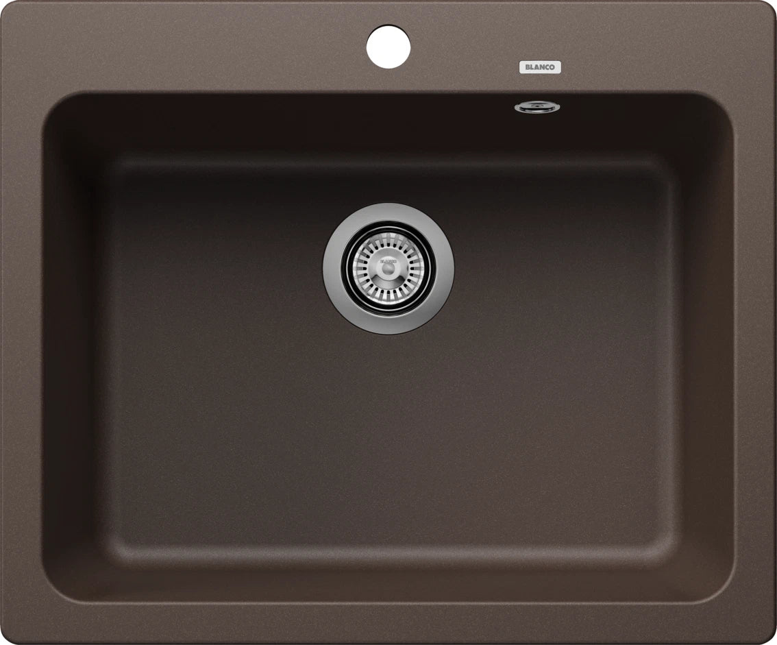Blanco Naya 6 with Tap Ledge - 519645 - Silgranit 1.0 Bowl Inset Sink - Coffee