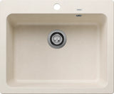 Blanco Naya 6 with Tap Ledge - 527128 - Silgranit 1.0 Bowl Inset Sink - Soft White