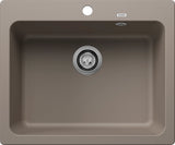 Blanco Naya 6 with Tap Ledge - 519644 - Silgranit 1.0 Bowl Inset Sink - Tartufo