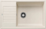 Blanco Zia XL 6 S Compact - 527214 - Single Bowl Silgranit Inset Sink - Soft White