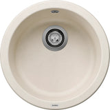 Blanco Rondo - 527057 - Silgranit Round Inset 1.0 Bowl Sink - Soft White