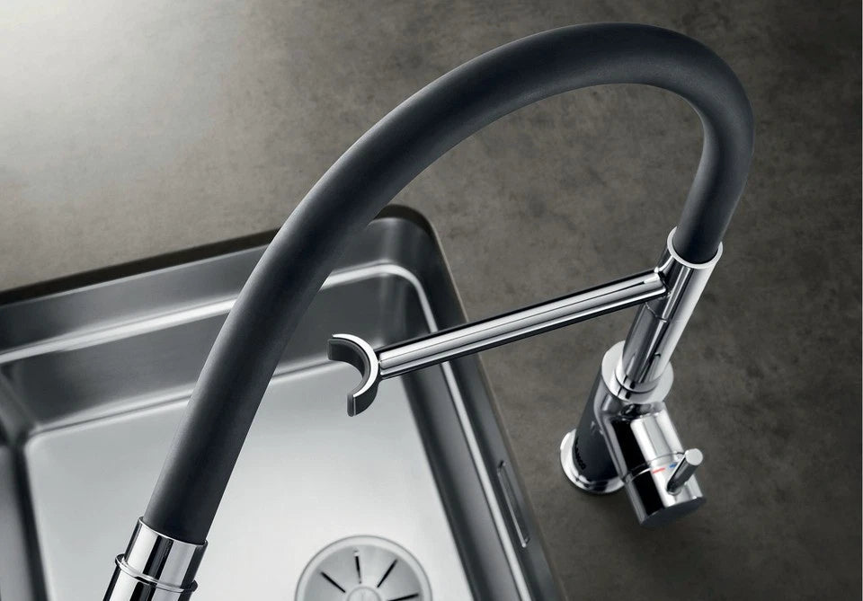 Blanco CATRIS-S Flexo - 525793 - Pull Out Kitchen Tap with Rubber Hose - Matt Black