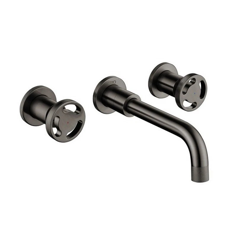 1810 Henry Holt Collection Wall Mount Mixer Tap HH-WM/05/GM - Gunmetal