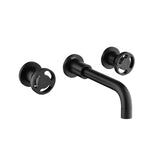 1810 Henry Holt Collection Wall Mount Mixer Tap HH-WM/07/MB - Matte Black