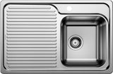 Blanco CLASSIC 40 S RH - 511124 - Stainless Steel 1.0 Bowl Inset Kitchen Sink