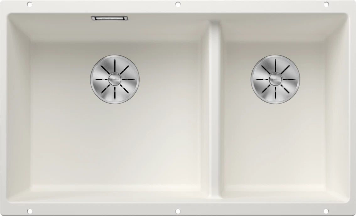 Blanco Subline 430/270-U LH - 523155 - Undermount Sink Silgranit - White