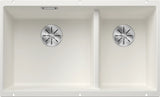 Blanco Subline 430/270-U LH - 523155 - Undermount Sink Silgranit - White
