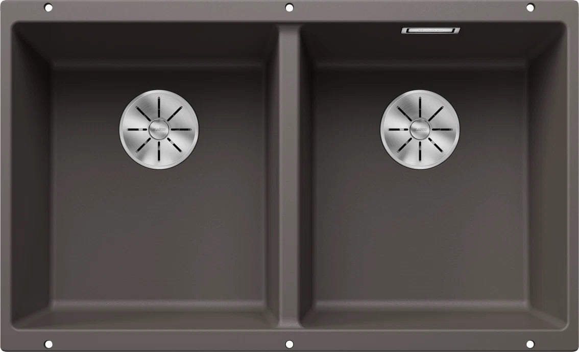 Blanco Subline 350/350-U - 527347 - Undermount Sink Silgranit - Volcano Grey