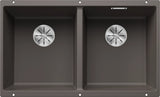 Blanco Subline 350/350-U - 527347 - Undermount Sink Silgranit - Volcano Grey