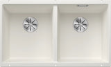 Blanco Subline 350/350-U - 523578 - Undermount Sink Silgranit - White