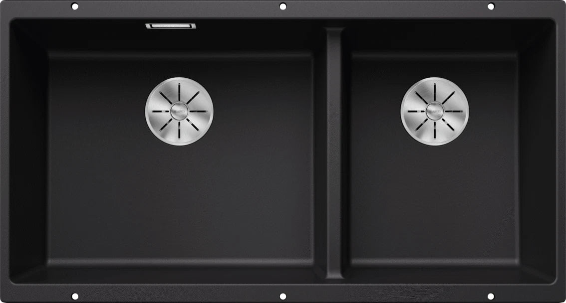 Blanco Subline 480/320-U LH - 525993 - Undermount Sink Silgranit - Black