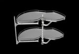 Kessebohmer LeMans Arena Kitchen Corner Carousel Storage in Chrome 400mm (Stock)