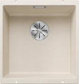 Blanco Subline 400-U - 527166 - 1.0 Bowl Silgranit Undermount Sink - Soft White