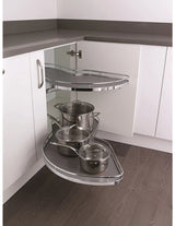 Kessebohmer LeMans Arena Kitchen Corner Carousel Storage in Chrome 400mm (Stock)