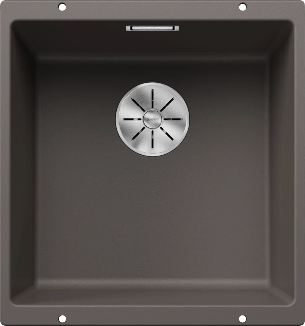 Blanco Subline 400-U - 527349 - 1.0 Bowl Silgranit Undermount Sink - Volcano Grey