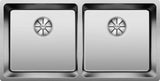 Blanco Andano 400/400-U - 522987 - Undermount Kitchen Sink - Stainless Steel