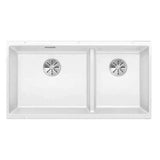 Blanco Subline 480/320-U LH - 523588 - Undermount Sink Silgranit - White