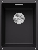 Blanco Subline 320-U - 525983 - 1.0 Bowl Silgranit Undermount Sink - Black