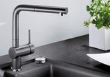Blanco Linus-S - 526959 - Single Lever Monobloc Kitchen Tap with Pull-out Spray - Silgranit Soft White