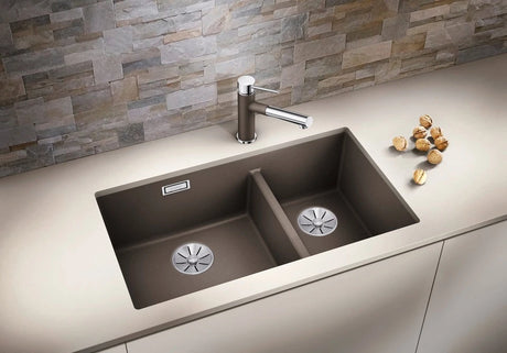 Blanco Subline 430/270-U LH - 523155 - Undermount Sink Silgranit - White