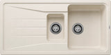 Blanco Sona 6S - 527154 Silgranit 1.5 bowl reversible inset Sink - Soft White