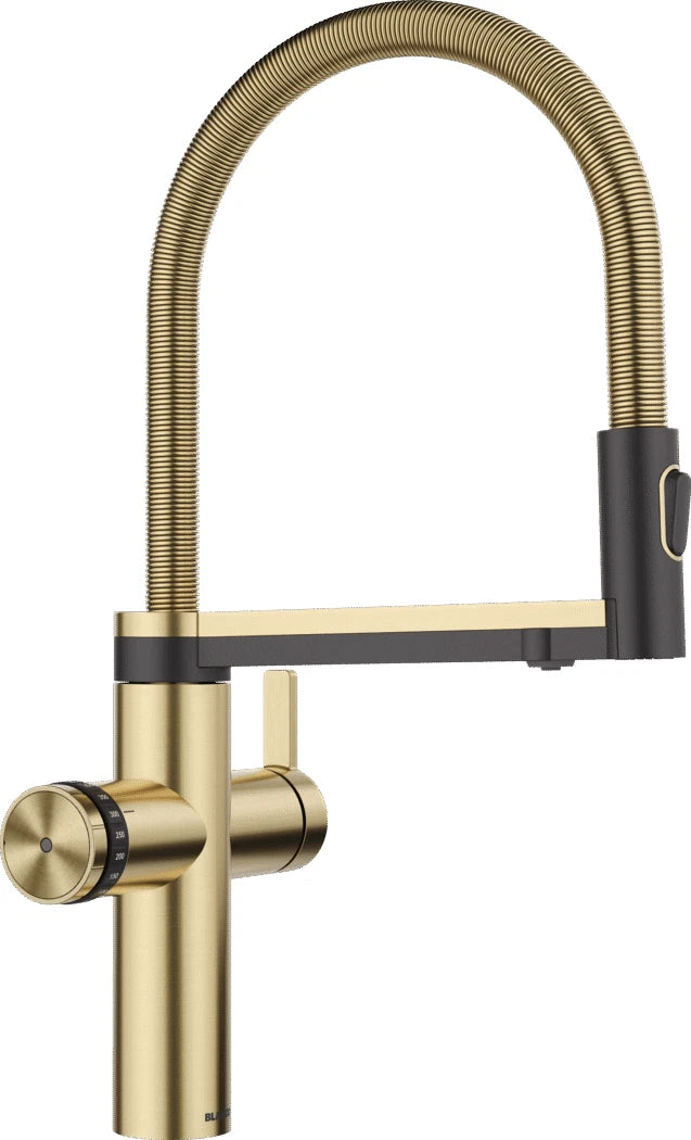 Blanco Choice ICONA - 527658 & 527661 Semi Professional Tap - Satin Gold