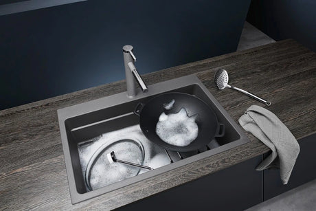 Blanco ETAGON 8 InFino Silgranit White Inset 1.0 Bowl Sink - 525191