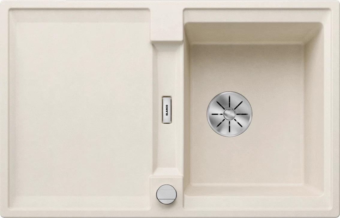 Blanco Adira 45 S - 527590 - Silgranit 1.0 Bowl Reversible Inset Sink - Soft White