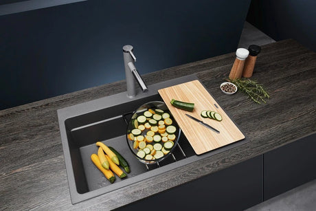 Blanco ETAGON 8 InFino Silgranit White Inset 1.0 Bowl Sink - 525191