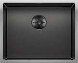 Blanco Claron 500-U Durinox Dark Steel - 527834 - Undermount Kitchen Sink - Stainless Steel