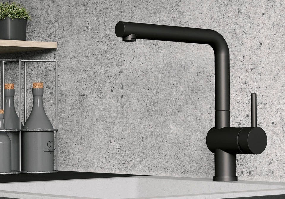 Blanco Linus - 525806 - Single Lever Monobloc Kitchen Tap - Matt Black