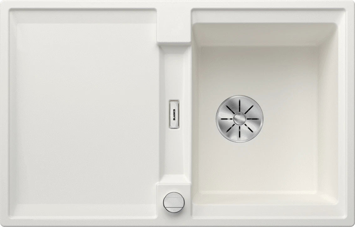 Blanco Adira 45 S - 527589 - Silgranit 1.0 Bowl Reversible Inset Sink - White