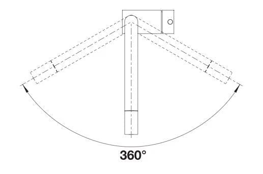 Blanco Linus - 526241 - Single Lever Monobloc Kitchen Tap - PVD Steel