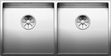 Blanco Claron 400/400-U - 521618 - Undermount Kitchen Sink - Stainless Steel