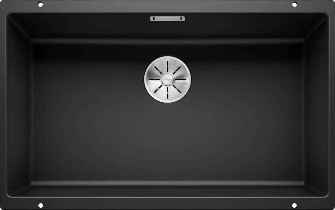 Blanco Subline 700-U - 526001 - 1.0 Bowl Silgranit Undermount Sink - Black