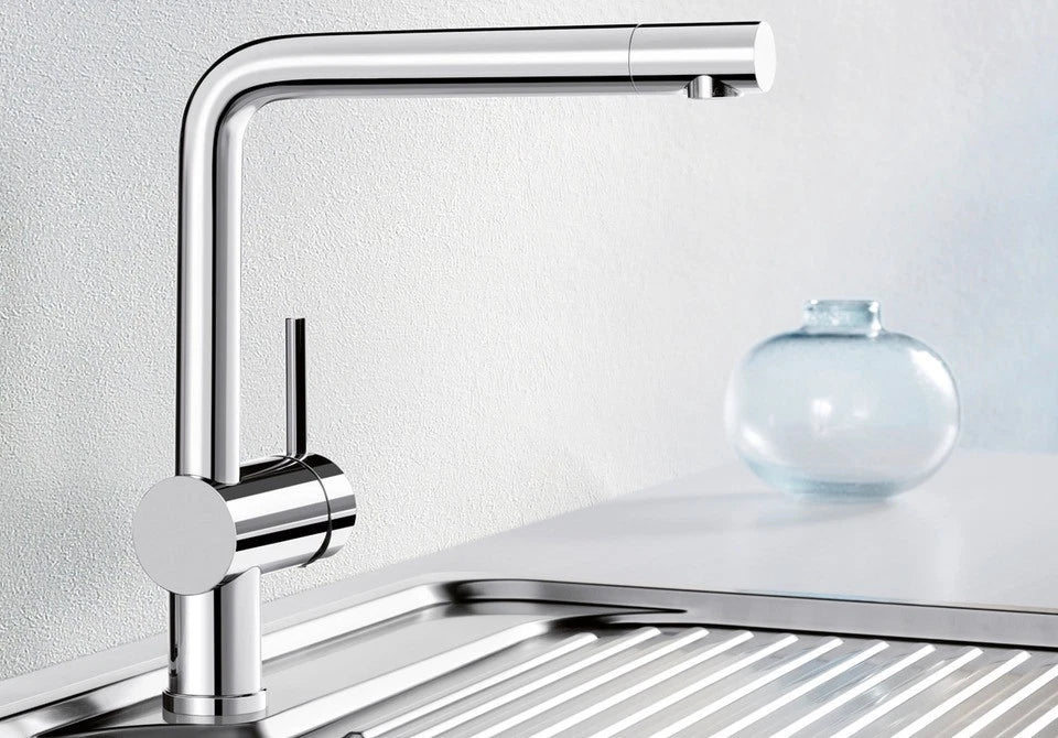 Blanco Linus - 514019 - Single Lever Monobloc Kitchen Tap - Chrome