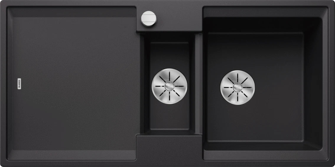 Blanco Adira 6 S - 527601 - Silgranit 1.5 Bowl Reversible Inset Sink - Black