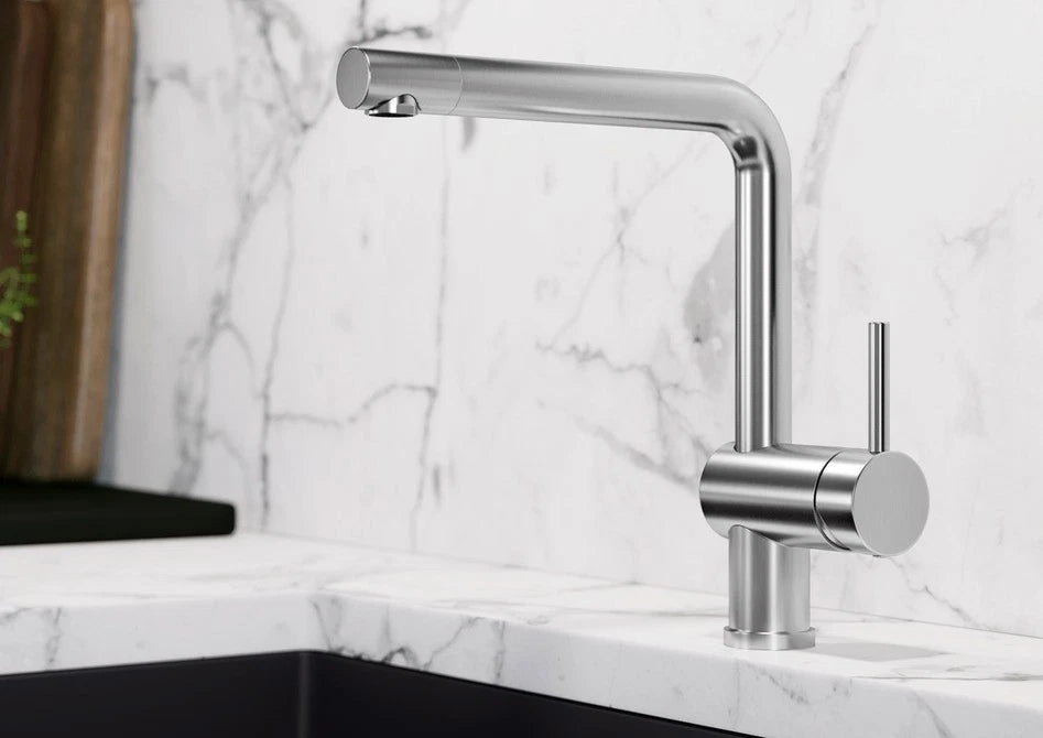 Blanco Linus - 526241 - Single Lever Monobloc Kitchen Tap - PVD Steel