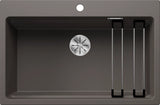 Blanco ETAGON 8 InFino Silgranit Volcano Grey Inset 1.0 Bowl Sink - 527262