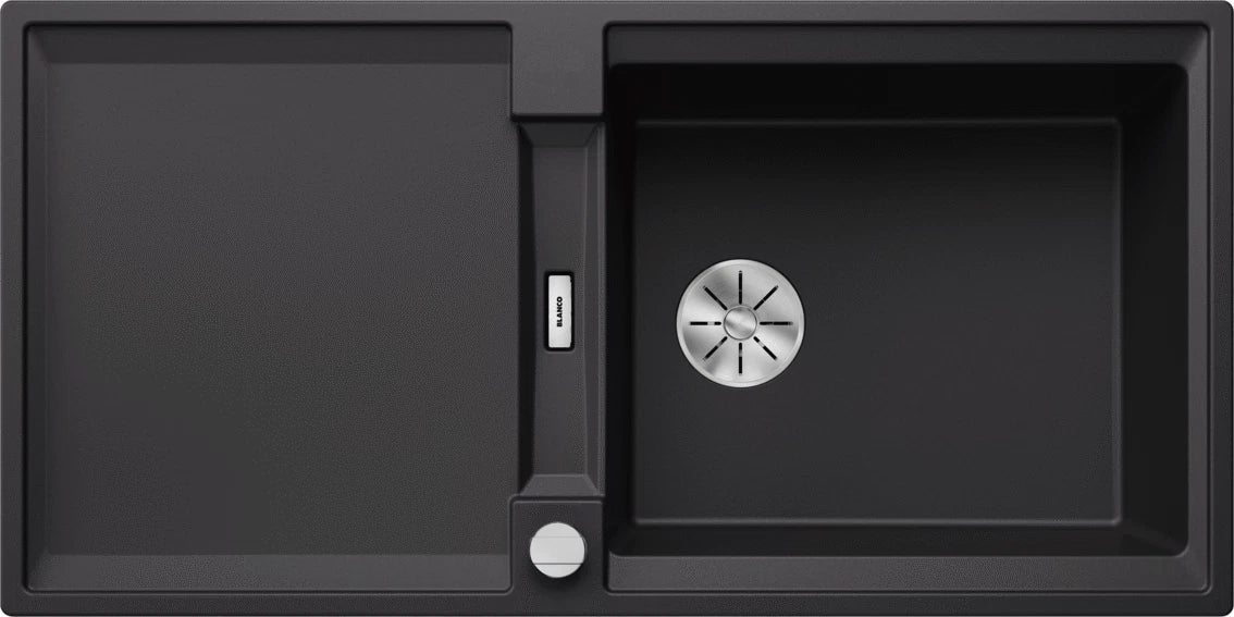 Blanco Adira XL 6 S - 527617 - Silgranit 1.0 Bowl Reversible Inset Sink - Black