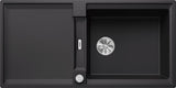 Blanco Adira XL 6 S - 527617 - Silgranit 1.0 Bowl Reversible Inset Sink - Black