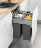 INNS-60086LBNAN - 600mm Pull-out Bin 86 Litre (Stock)