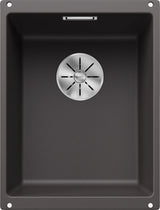 Blanco Subline 320-U - 523407 - 1.0 Bowl Silgranit Undermount Sink - Rock Grey