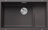 Blanco Subline 700-U Level - 523539 - 1.0 Bowl Silgranit Undermount Sink - Rock Grey