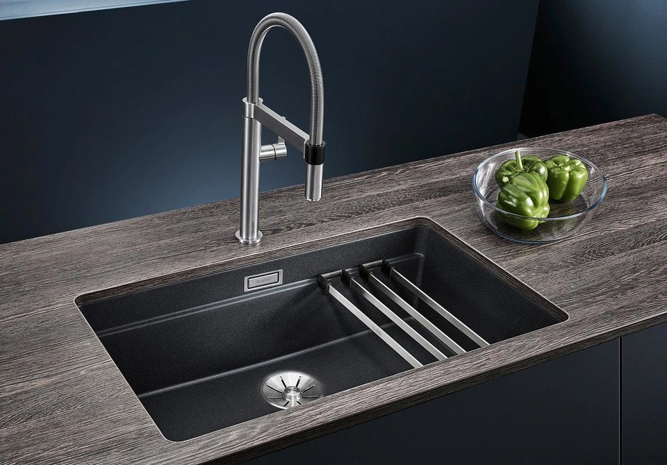 Blanco Etagon 525891 700-U 1 Bowl Silgranit Undermount Sink - Black