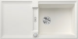 Blanco Adira XL 6 S - 527621 - Silgranit 1.0 Bowl Reversible Inset Sink - White